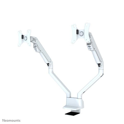 Neomounts Neomounts FPMA-D750DWhite2flat Screen Desk Desk, Grommet, doble montaje, 10 32 pulgadas
