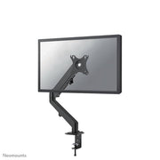 Neomounts ds70-700bl1 gas spring desk mount, clamp grommet, 17 - 27 inch, black - afbeelding 1