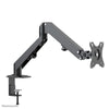 Neomounts ds70-700bl1 gas spring desk mount, clamp grommet, 17 - 27 inch, black