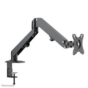 Neomounts ds70-700bl1 gas spring desk mount, clamp grommet, 17 - 27 inch, black - afbeelding 3