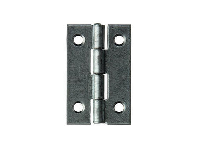 Mack 1013246 - 4 narrow hinges galvanized h 40 x w 25 mm | 5 pieces