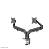 Neomounts Neomounts DS70-810BL2 Montaggio da scrivania Ultra Flat, Grommet a morsetto, doppio montaggio, 17 32 pollici