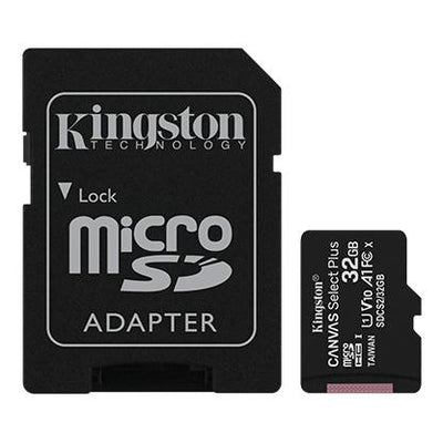 Kingston SDCS2 128GB Canvas Select Plus, 128 GB, MicroSDXC, Classe 10 UHS-I