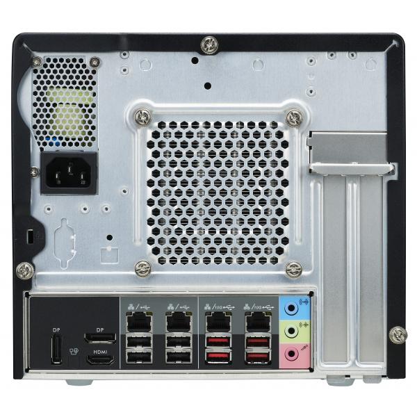 Shuttle shuttle sw580r8 black xpc cube pc barebone, lga1200, intel, 4x ddr4, dimm, m.2, 500w 80+ gold