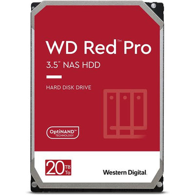 ABI Western Digital WD201KFGX Red HDD, 20TB, 3,5, 7200 giri / min, Ata III seriale, 512 MB, HDD, CMR