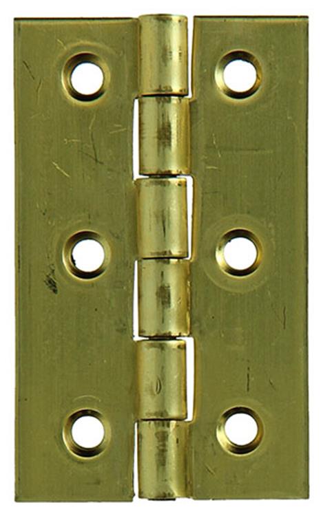 Mack 1013504 - 2 bisagras estrechas latón h 60 x w 46 mm | 5 piezas