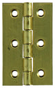 Mack 1013504 - 2 bisagras estrechas latón h 60 x w 46 mm | 5 piezas