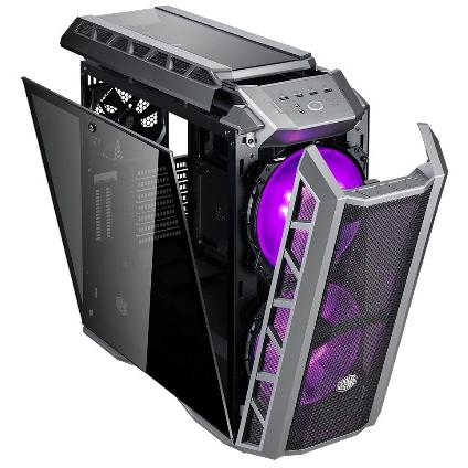 Cooler master cooler mcm-h500p-mgnn-s11 mastercase h500p mesh (argb editie) atx, midi-tower, 3x 140 200mm