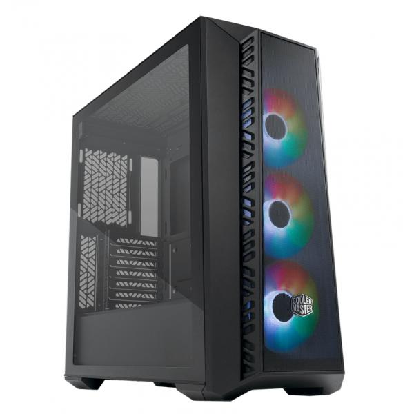 Cooler Master Cooler MB520-KGNN-S00 Masterbox 520 Mesh, Red, ATX, MIDI, Finestra trasparente da Edge-to-Edge