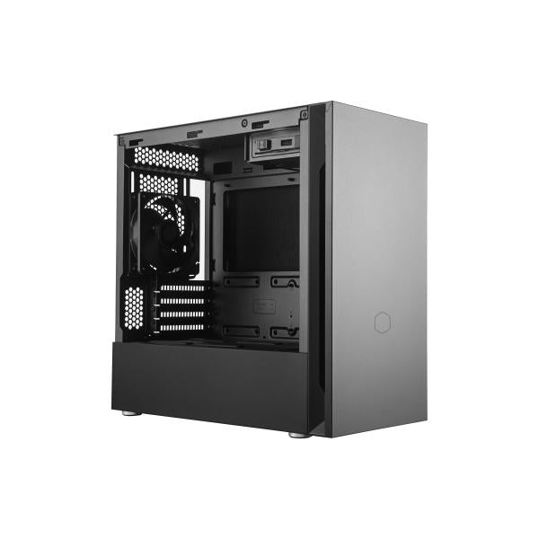 Cooler master cooler mcs-s400-kg5n-s00 silencio s400 with tg window, mini-tower, matx, 4x 2.5 , black