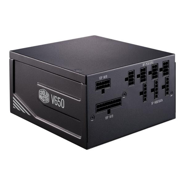 Cooler master cooler mpy-650v-afbag-eu v650 gold v2, atx, 650w, modular, apfc, 135mm, 32 db (silent), black