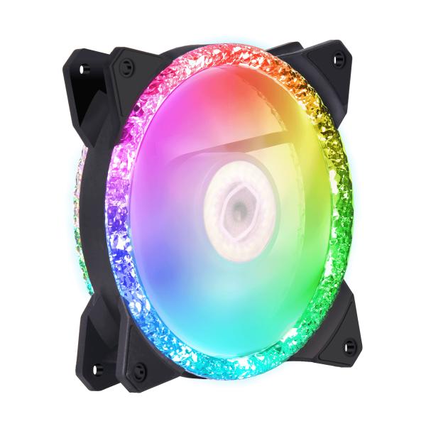 Cooler Master Cooler MFY-B2DN-20NPA-R1 MF120 PRISMATIC, ARGB a 3 pin, 120 mm, 650-2000 giri / min, 8 27 dBA