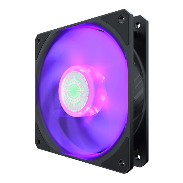 Cooler master cooler mfx-b2dn-18npc-r1 sickleflow 120 rgb, 4-pin, 120mm, rifle, 650-1800 rpm, 8 27 dba