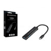 Conceptronic Hubbies12B Hubbies 4-Port USB 3.0 Hub, 2 porte USB-C 2 USB-A, Caso in alluminio, USB-C