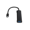 Conceptronic Hubbies12B Hubbies 4-Port USB 3.0 Hub, 2 porte USB-C 2 USB-A, Caso in alluminio, USB-C