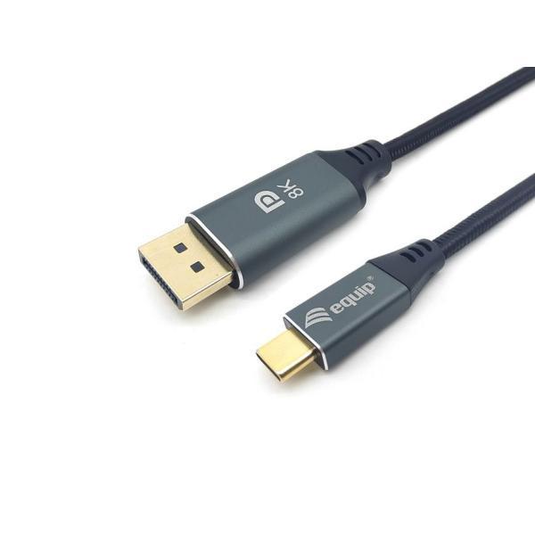 Equipaggiamento equipaggiamento 133426 USB-C per cavo DisplayPort, M M, 1,0 m, 4K 60Hz, shell