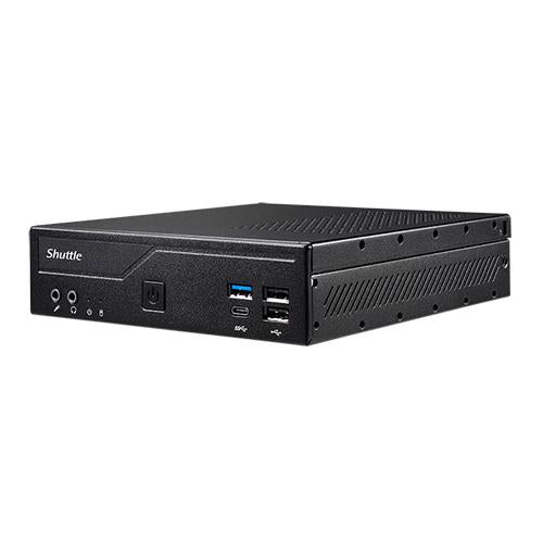 Shuttle shuttle dh610 xpc slim pc barebone, lga1700, intel h610, 2x ddr4 (max.64gb) 1x2.5 bay, m.2, hdmi,