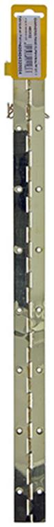 1013330 - 1 bisagra piano latonada l 48 cm x 32 mm | 10 piezas