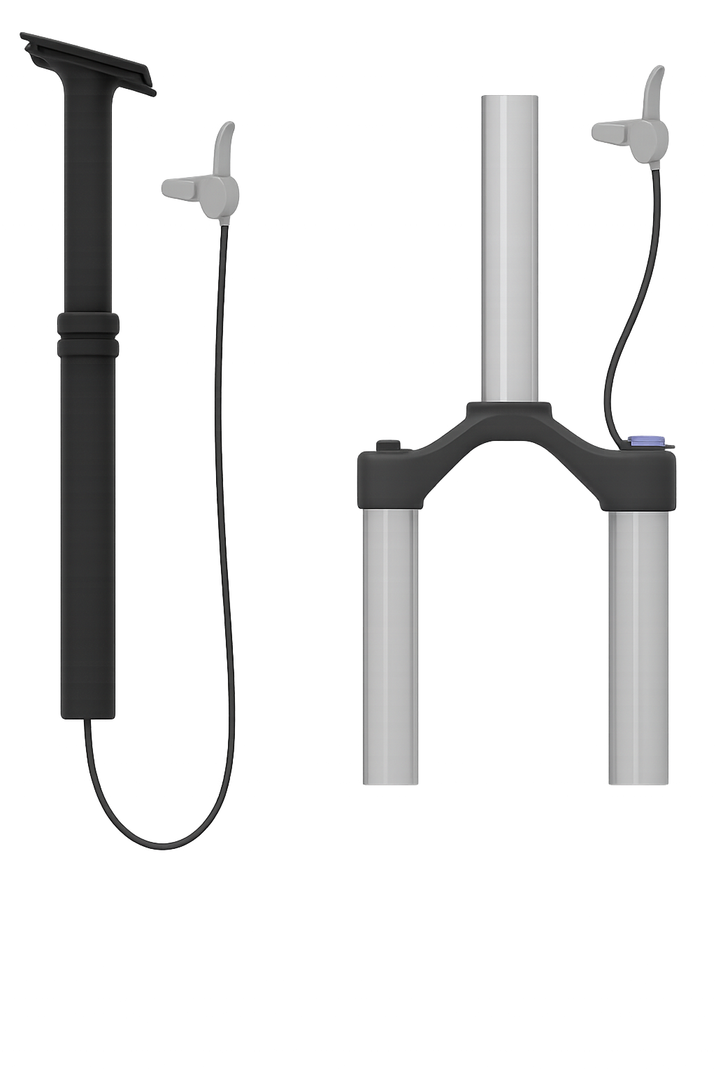 Elvedes Cable Kit Post-poste y bloqueo de bloqueo Super Flex