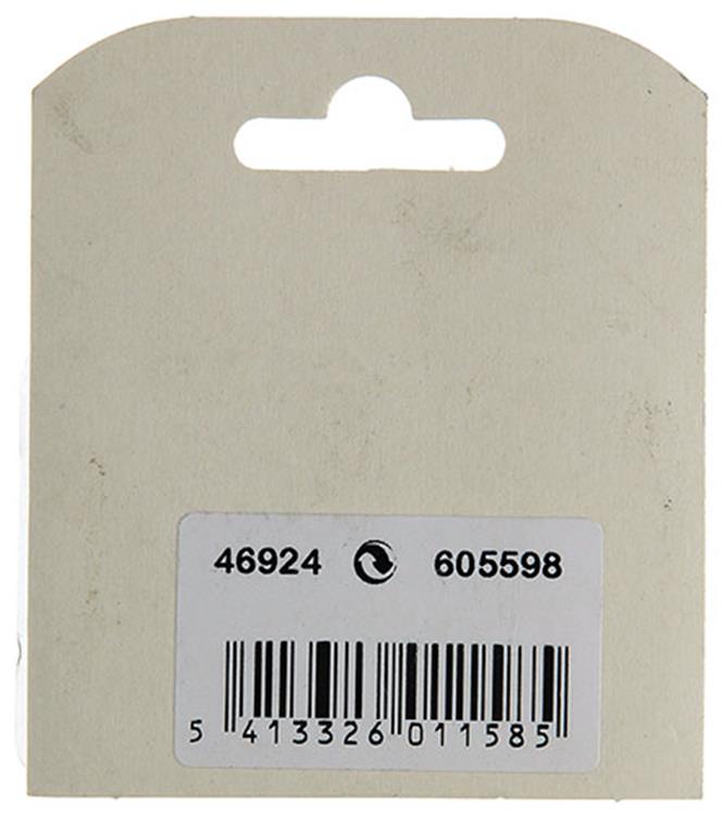 Mack 1013560 - 2 bisagras para puerta plegable niquelada alto 50 x ancho 40 mm | 5 piezas