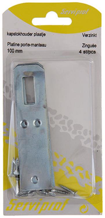 Mack 1013286 - 4 argollas galvanizadas 100 mm | 5 piezas