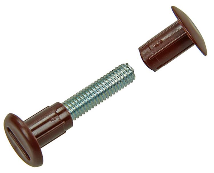 Mack 1015827 - 5 tornillos de conexión marrones 34–44mm | 10 piezas