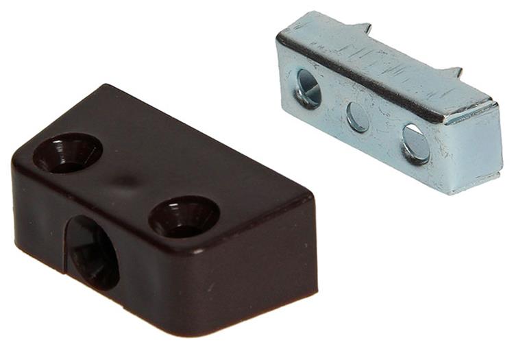 Mack 1013470 - Conectores de panel 4 trapecio marrón | 5 piezas