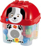 Abrick Building Blocks Dog in Storage Box, 50dlg.