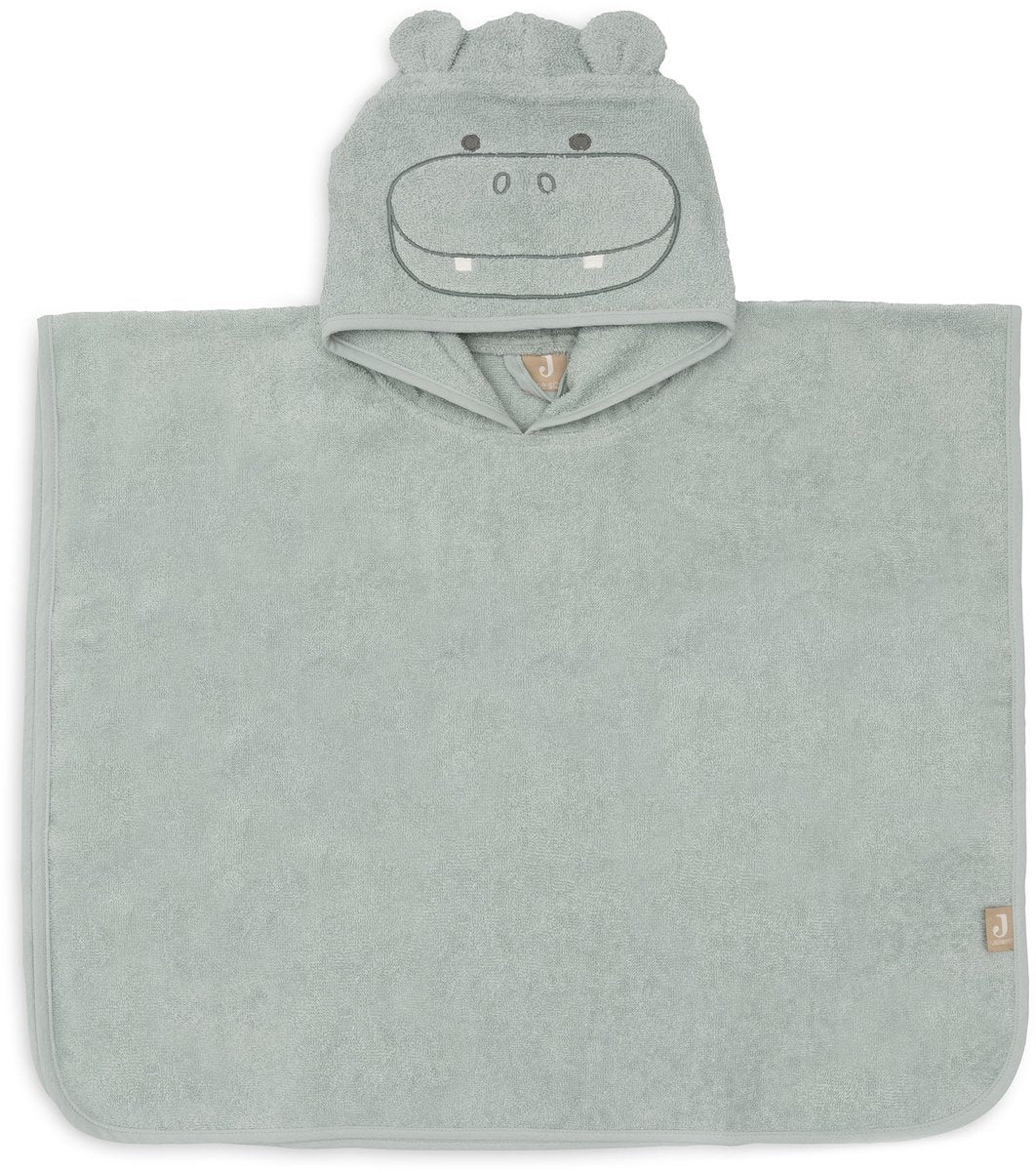 Poncho da bagno Jollein ippopotamo felice