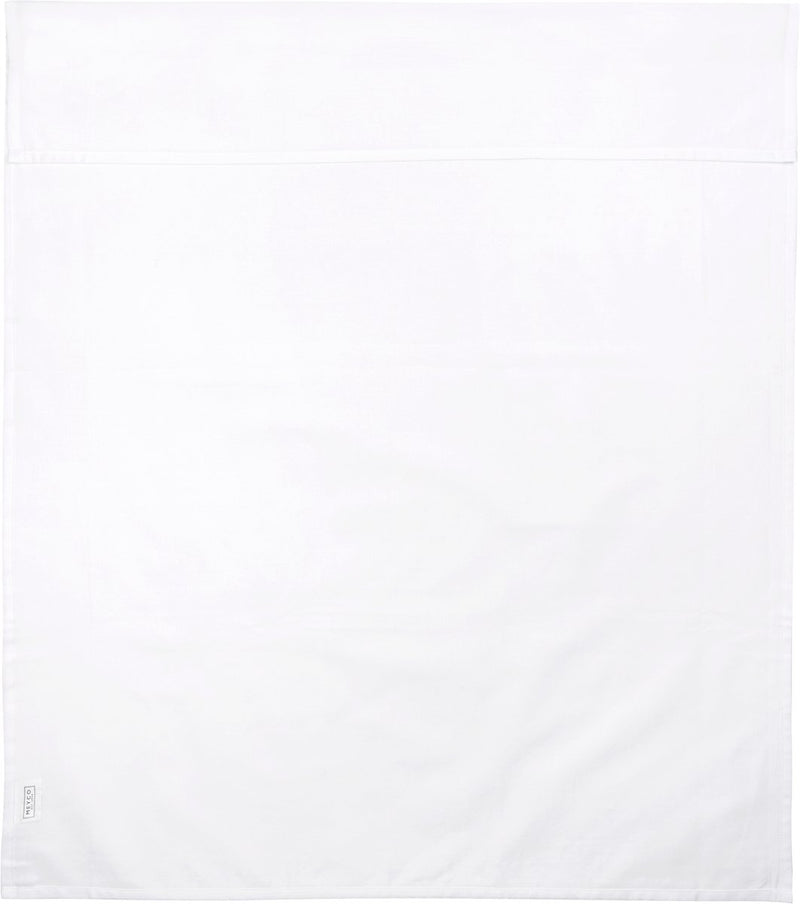 Sábana para cuna Meyco baby uni - blanco - 100x150cm - 0,3 tog