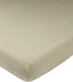 Lenzuolo con angoli per culla Meyco Baby Uni - tortora - 60x120 cm