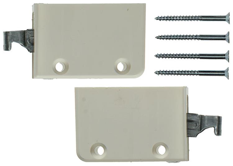 Mack 1015834 - 2 kastophangers wit | 10 stuks