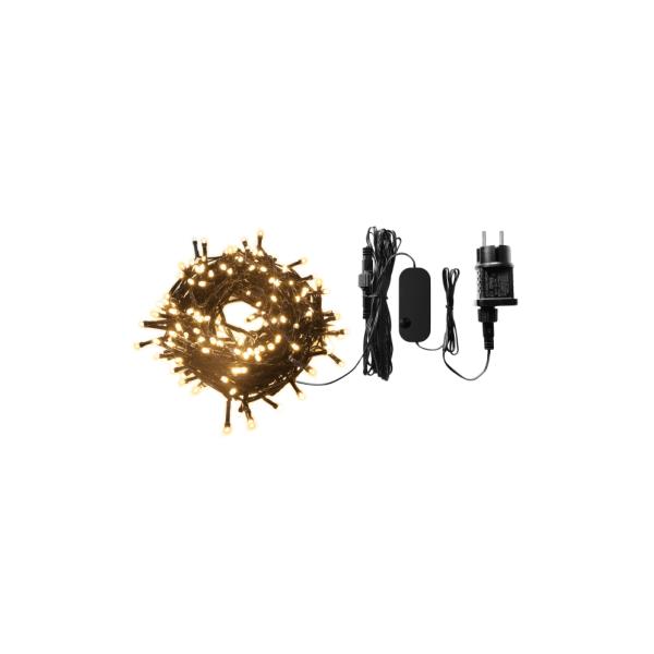 Wox Wox R5168 Iluminación inteligente de Navidad Wi-Fi 20 metros, 200 LED, 230 lúmenes, blanco cálido con tenue y sonido