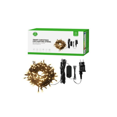 Wox Wox R5168 illuminazione natalizia intelligente Wi-Fi 20 metri, 200 LED, 230 lume, bianco caldo con fioco e suono