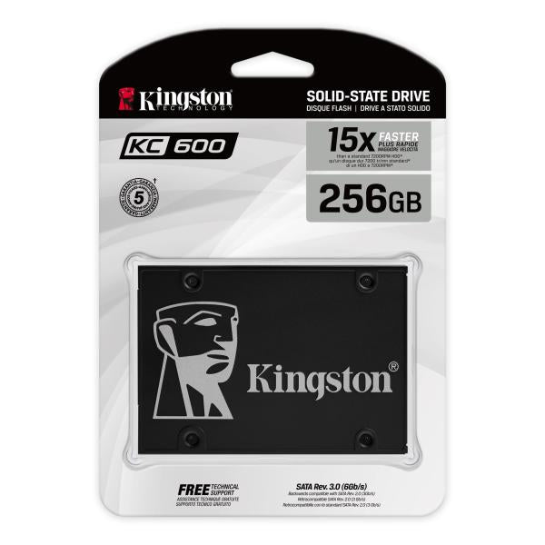 Kingston SKC600 256G KC600 SSD, 256 GB, 2,5, SATA3, 3D V-NAND TLC