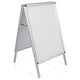 Stoepbord bi-office wit 700 x 1000 mm (b x h)
