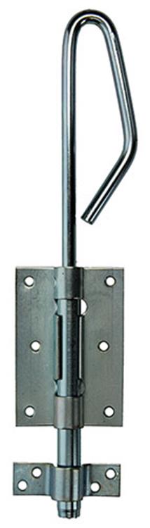 Mack 1013283 - 1 pestillo de bayoneta galvanizado 32cm | 5 piezas