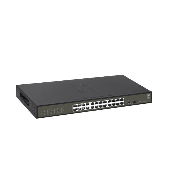 ABI Levelone GES-2126 Hilbert Gigabit Lite Switch gestito L2, 24x RJ45, 2x SFP, 1000 Mbps