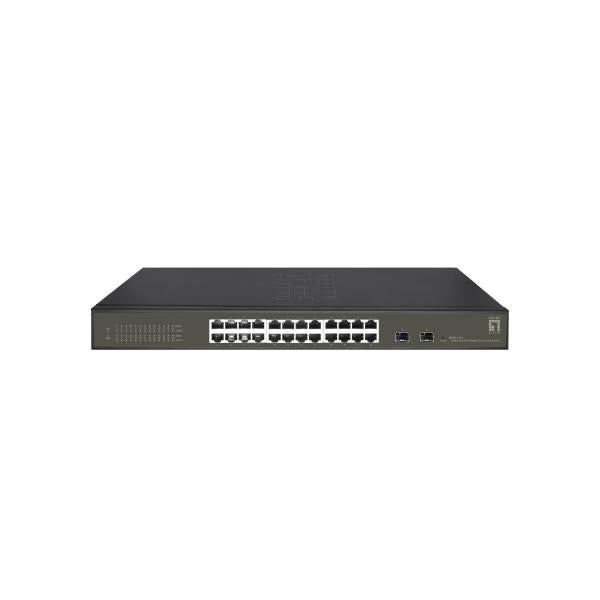 ABI Levelone GES-2126 Hilbert Gigabit Lite Switch gestito L2, 24x RJ45, 2x SFP, 1000 Mbps