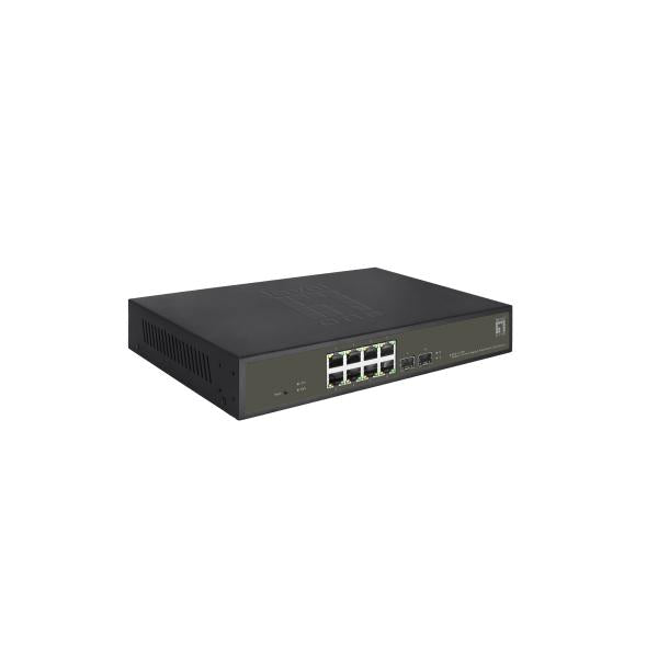 ABI Levelone GES-2110P Hilbert Gigabit Poe Lite Switch gestito L2, output POE 8x, 2x SFP