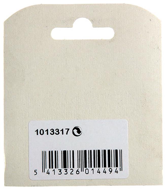 Mack 1013317 - 12 soportes para estantes ø 7mm casquillos ø 7,5 mm niquelados | 5 piezas