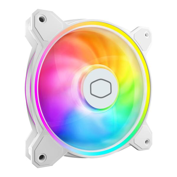Cooler Master Cooler MFL-B2DW-21NP2-R2 Masterfan MF120 HalO2 White Edition, 120mm, 27 dB, 51,88 cfm, bianco