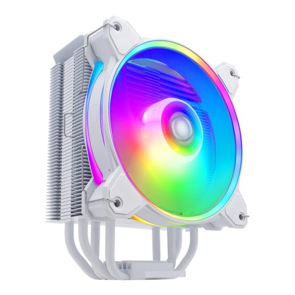 Cooler master cooler rr-s4ww-20pa-r1 hyper 212 halo white, 4-pin, argb, 120mm, 650-2050 rpm, 27 dba (max)