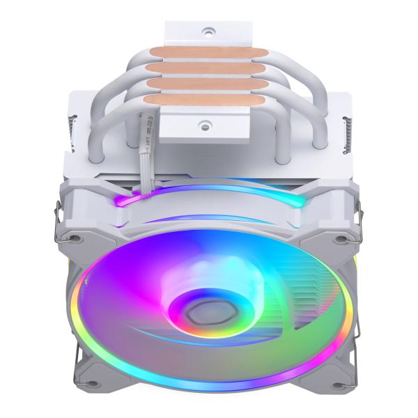 Cooler master cooler rr-s4ww-20pa-r1 hyper 212 halo white, 4-pin, argb, 120mm, 650-2050 rpm, 27 dba (max)