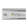 Cooler master cooler mpe-c501-afcag-3geu mwe gold 1250 v2 white, atx3.0, 1250w, 90%, 140mm, 3x pcie 6+2