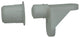 Mack 1017029 - 10 soportes para estantes con funda blanco | 5 piezas