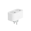 Wox Wox R6153 Smart Double Plug con misuratore di energia e terra di terra