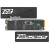 Patriot vp4300 lite 1 tb ssd (zwart, pcie 4.0 x4, nvme 2.0, m.2 2280)