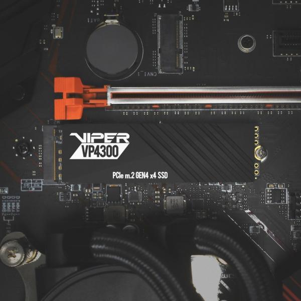 Patriot vp4300 lite 1 tb ssd (zwart, pcie 4.0 x4, nvme 2.0, m.2 2280)