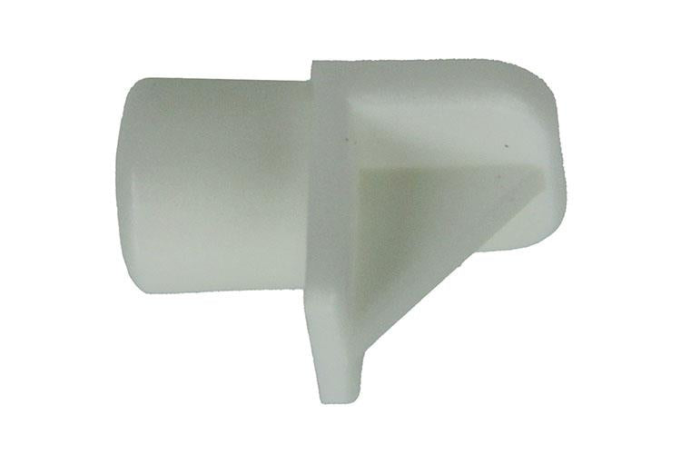 Mack 1015839 - 20 soportes para estantes plástico blanco ø 7 mm | 10 piezas